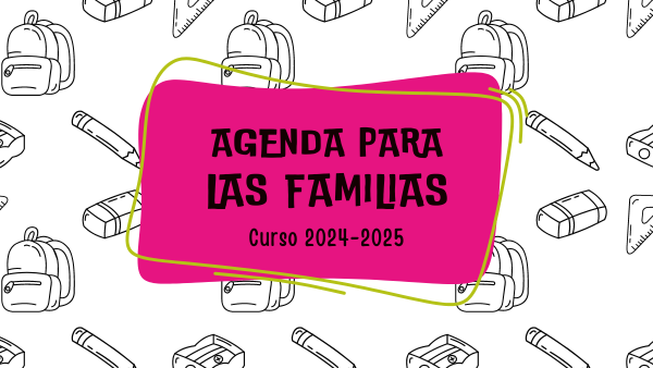 Agendas para las familias por cursos